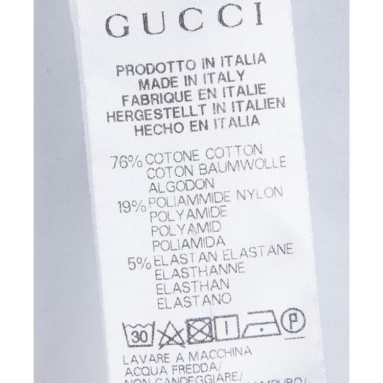 Pre Owned Gucci White Pintucked Long Sleeve Button Front Shirt 12 Yrs