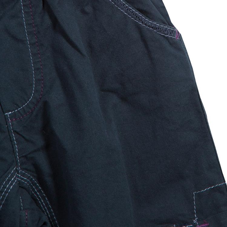 Pre Owned Kenzo Kids Charcoal Grey Cargo Pants 4 Yrs