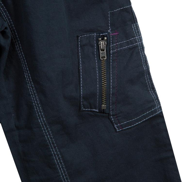 Pre Owned Kenzo Kids Charcoal Grey Cargo Pants 4 Yrs