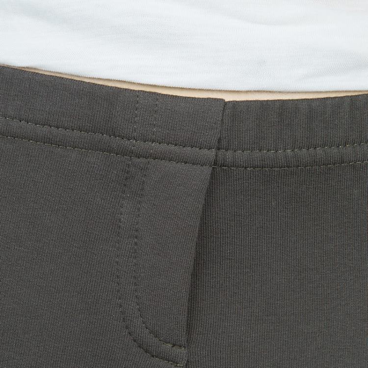Pre Owned Kenzo Kids Khaki Green Embroidered Leggings 5 Yrs