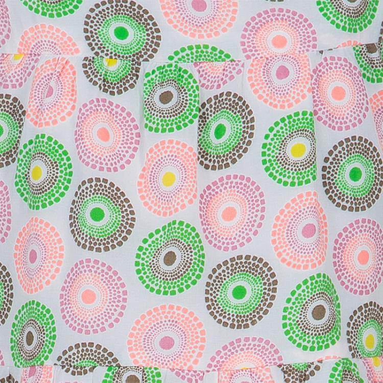 Pre Owned Kenzo Kids Multicolor Neon Print Sleeveelss Dress 6 Yrs