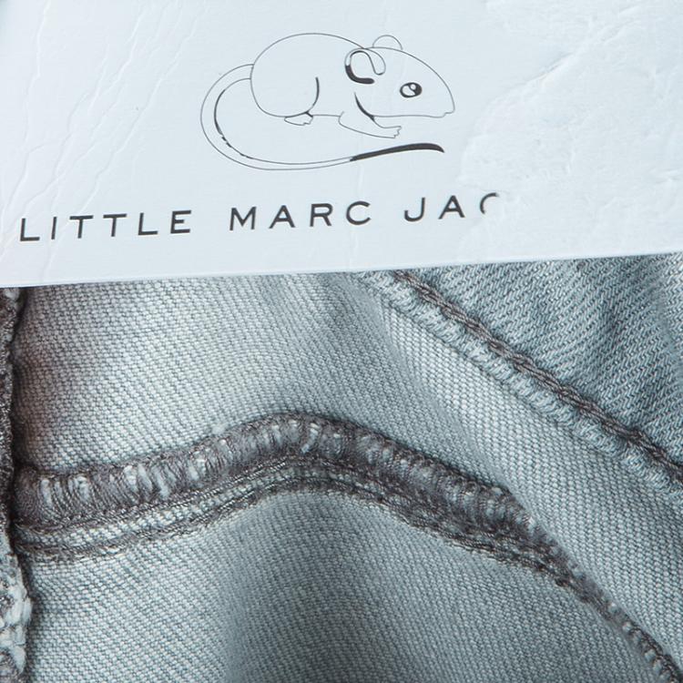 Pre Owned Little Marc Jacobs Grey Denim Skinny Jeans 6 Yrs