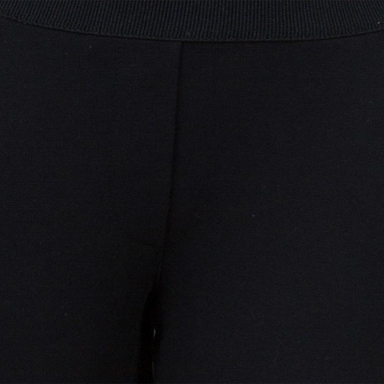 Pre Owned Little Marc Jacobs Black and Gold Piping Detail Sweat Pants 5 Yrs