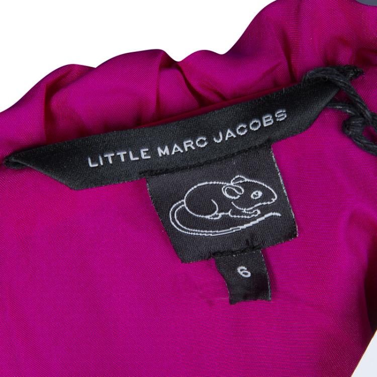 Pre Owned Little Marc Jacobs Multicolor Sequin Embellished Striped Jacket 6 Yrs