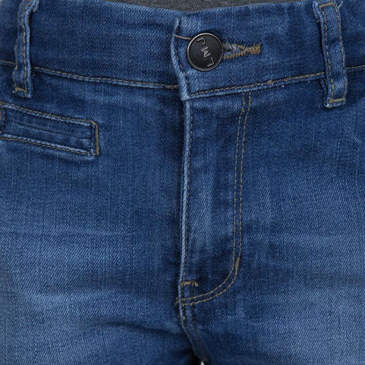 Pre Owned Little Marc Jacobs Indigo Faded Denim Bermuda Shorts 8 Yrs