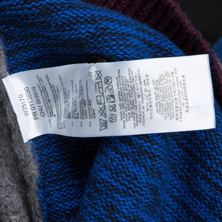 Pre Owned Little Marc Jacobs Colorblock Knit Buttondown Cardigan 6 Yrs
