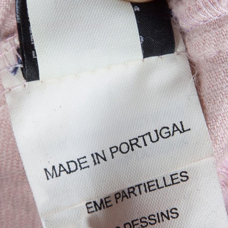 Pre Owned Little Marc Jacobs Pink Corduroy Sailor Pants 10 Yrs