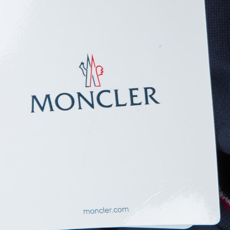 Pre Owned Moncler Navy Blue Sleeveless Polo T-Shirt 14 Yrs