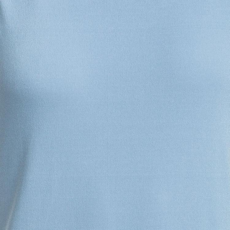 Pre Owned Monnalisa Pastel Blue Ruffle Back Detail Sleeveless Dress 10 Yrs