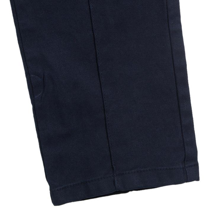 Pre Owned Moschino Teen Navy Pintuck Detail Pants 11 Yrs