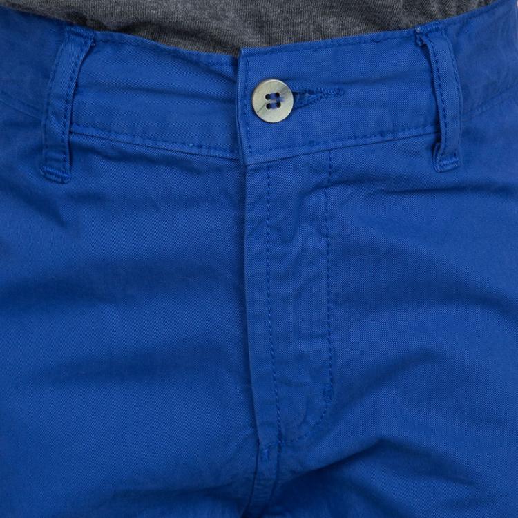 Pre Owned Oscar De La Renta Electric Blue Bermuda Shorts 4 Yrs