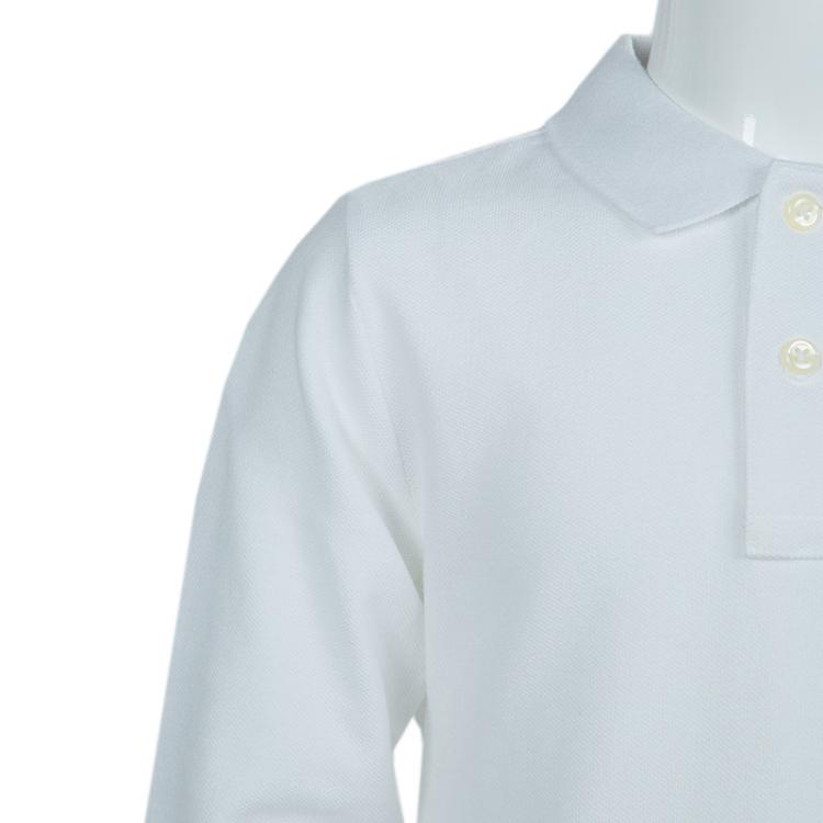 Pre Owned Polo By Ralph Lauren White Long Sleeve Polo T-Shirt 5 Yrs