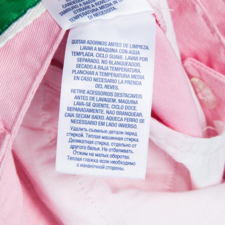 مملوكة مسبقًا Ralph Lauren Pink Belted Cotton Shorts 10 Yrs