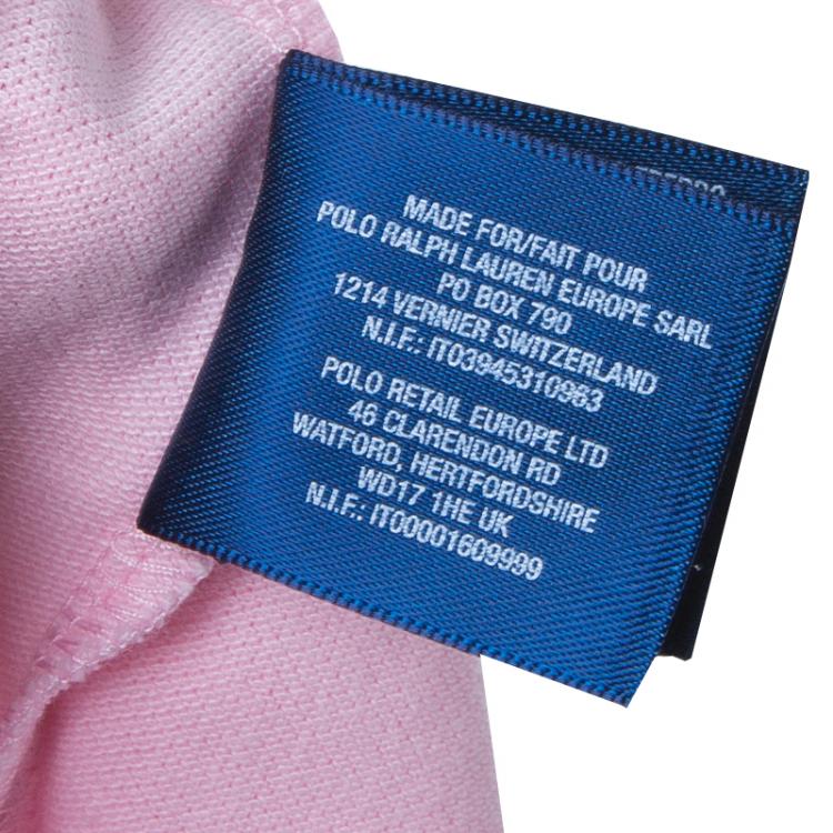 مملوكة مسبقًا Ralph Lauren Pink Polo T-Shirt M (8/10 ) Yrs