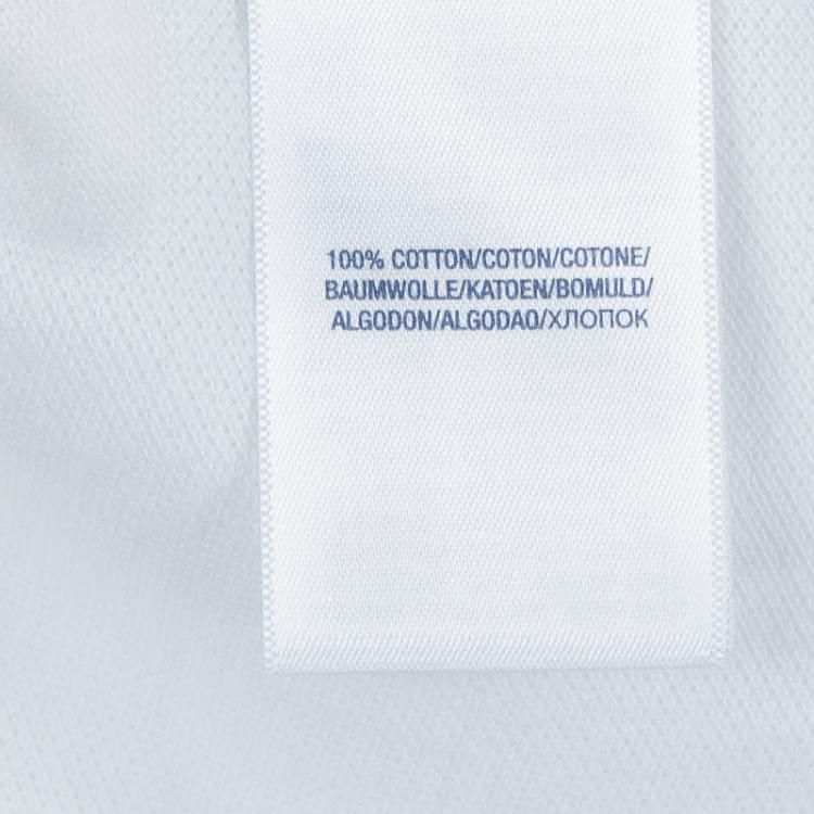 Pre Owned Ralph Lauren White Long Sleeve Polo T-Shirt 6 Yrs