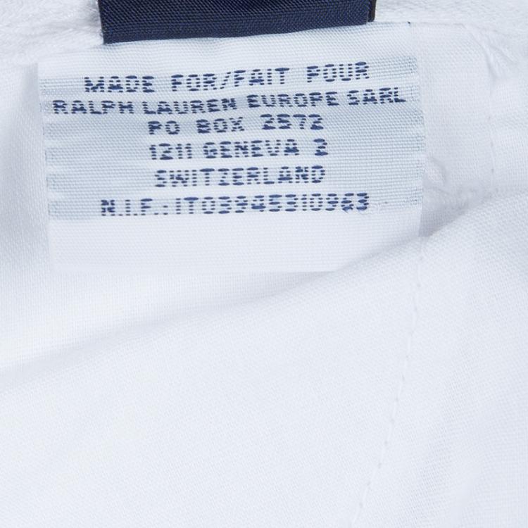 Pre Owned Ralph Lauren White Denim Bowery Skinny Jeans 12 Yrs