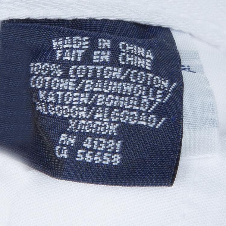 Pre Owned Ralph Lauren White Denim Bowery Skinny Jeans 12 Yrs