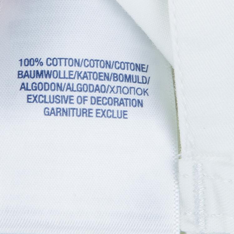 Pre Owned Polo By Ralph Lauren White Cotton Trousers 12 Yrs