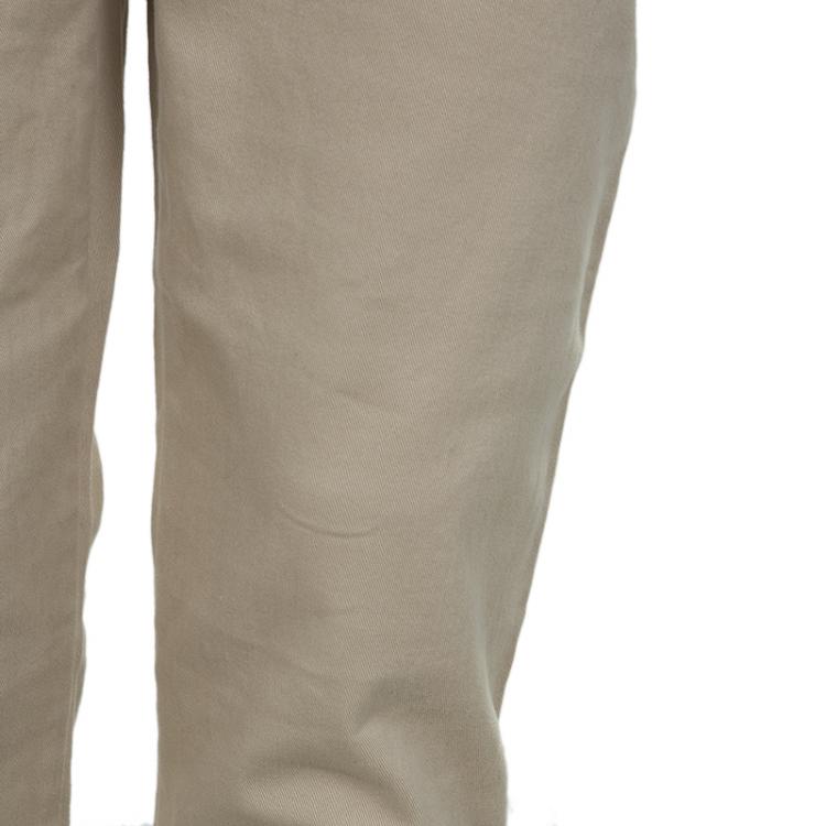 Pre Owned Ralph Lauren Khaki Belted Cotton Trousers 10 Yrs