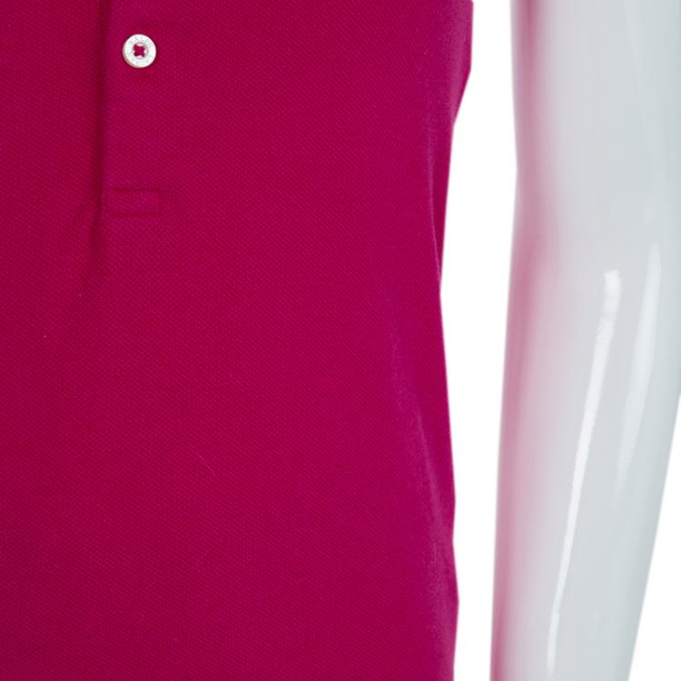 Pre Owned Ralph Lauren Pink Sleeveless Polo T-Shirt 7 Yrs