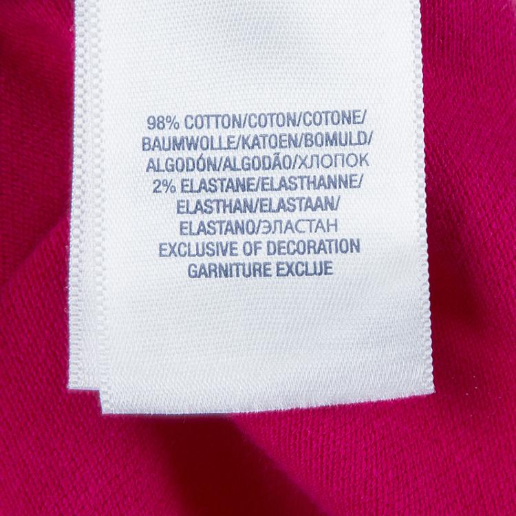 Pre Owned Ralph Lauren Pink Sleeveless Polo T-Shirt 7 Yrs