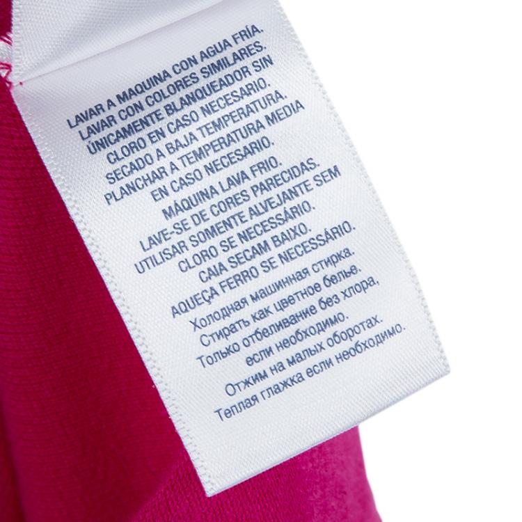 Pre Owned Ralph Lauren Pink Sleeveless Polo T-Shirt 7 Yrs