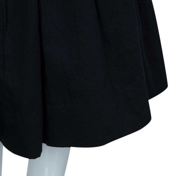 Pre Owned Ralph Lauren Black Cotton Tartan Checked Belt Detail Sleeveless Dress 4 Yrs