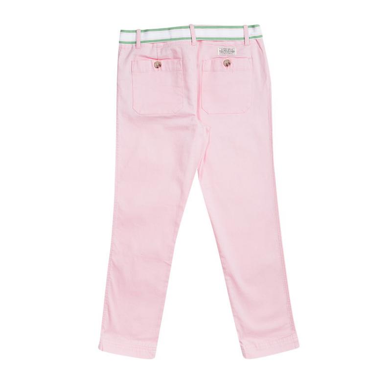 Pre Owned Ralph Lauren Fresh Pink Belted Slim Fit Pants 10 Yrs