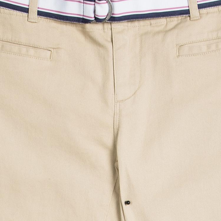 مملوكة مسبقًا Ralph Lauren Khaki Belted Slim Fit Pants 10 Yrs