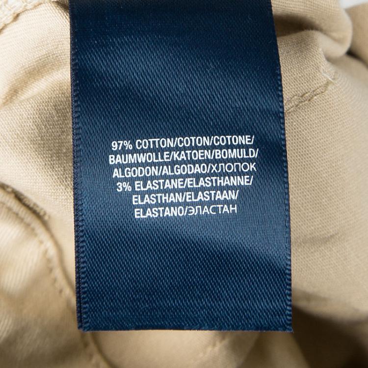 مملوكة مسبقًا Ralph Lauren Khaki Belted Slim Fit Pants 10 Yrs