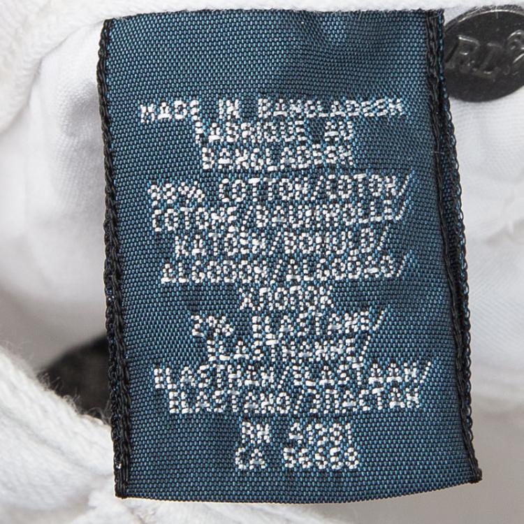 Pre Owned Polo Ralph Lauren White Denim Skinny Jeans 10 Yrs