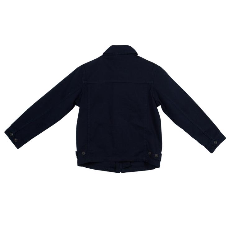 Pre Owned Polo By Ralph Lauren Navy Blue Cotton Jacket 7 Yrs