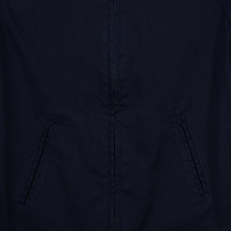 Pre Owned Polo By Ralph Lauren Navy Blue Cotton Jacket 7 Yrs