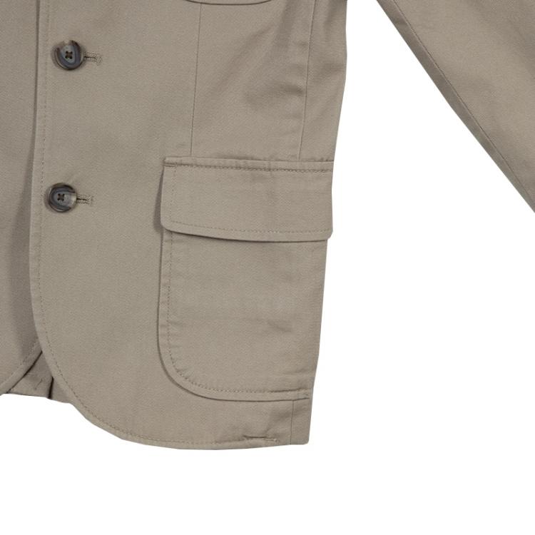 Pre Owned Polo By Ralph Lauren Beige Cotton Blazer 7 Yrs
