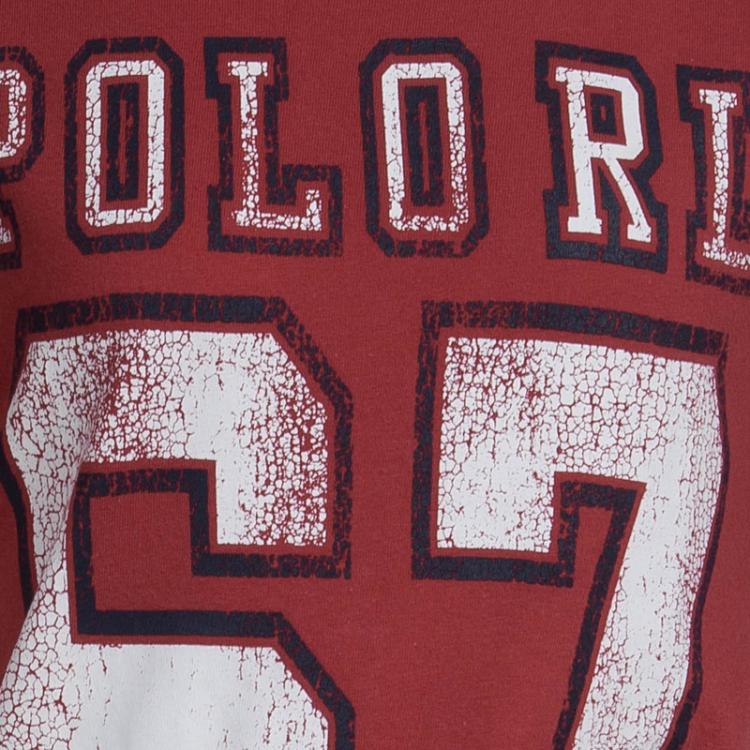 مملوكة مسبقًا Polo By Ralph Lauren Red Printed Crew Neck T-Shirt 8 Yrs