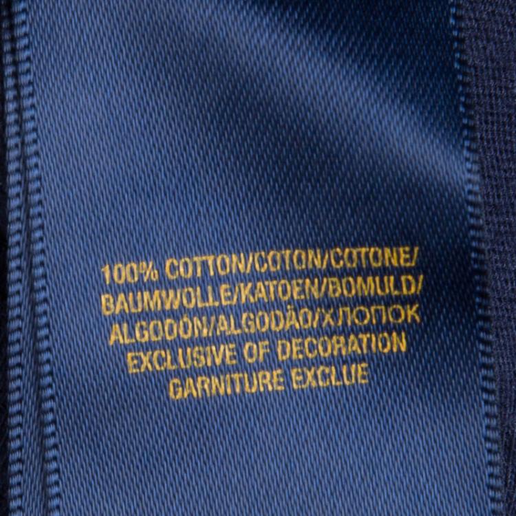 مملوكة مسبقًا Polo By Ralph Lauren Navy Blue Printed Crew Neck T-Shirt 8 Yrs