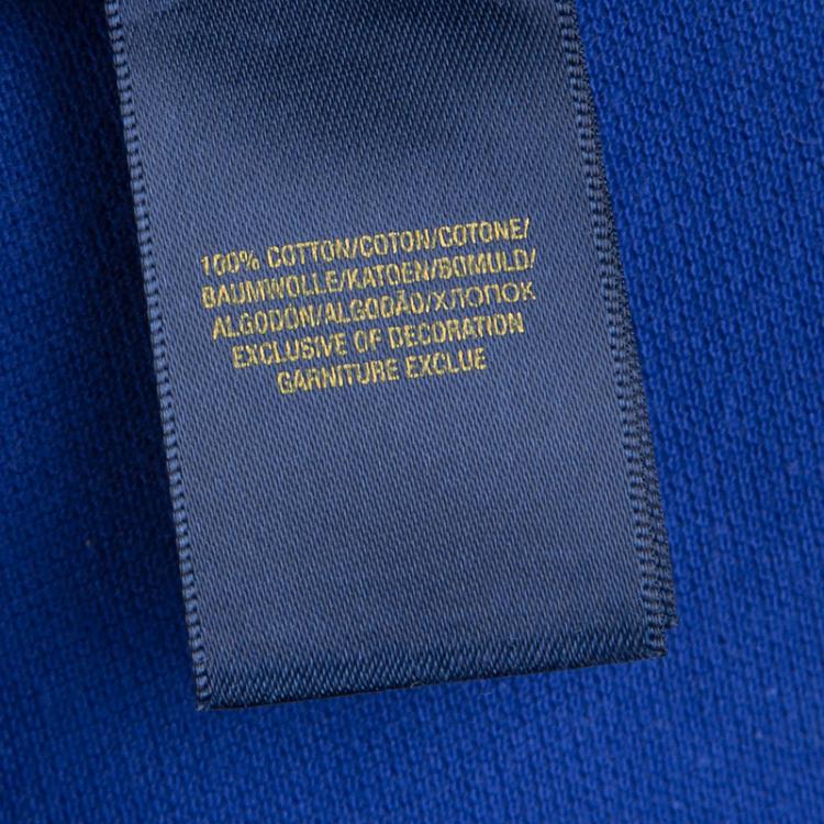Pre Owned Polo By Ralph Lauren Blue Polo T-Shirt 8 Yrs