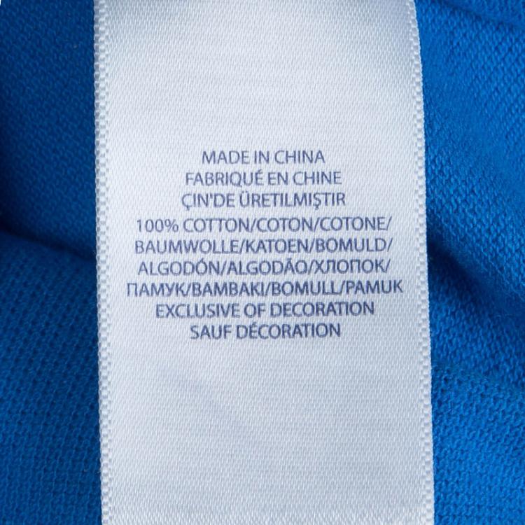 Pre Owned Polo By Ralph Lauren Blue Polo T-Shirt 10-12 Yrs