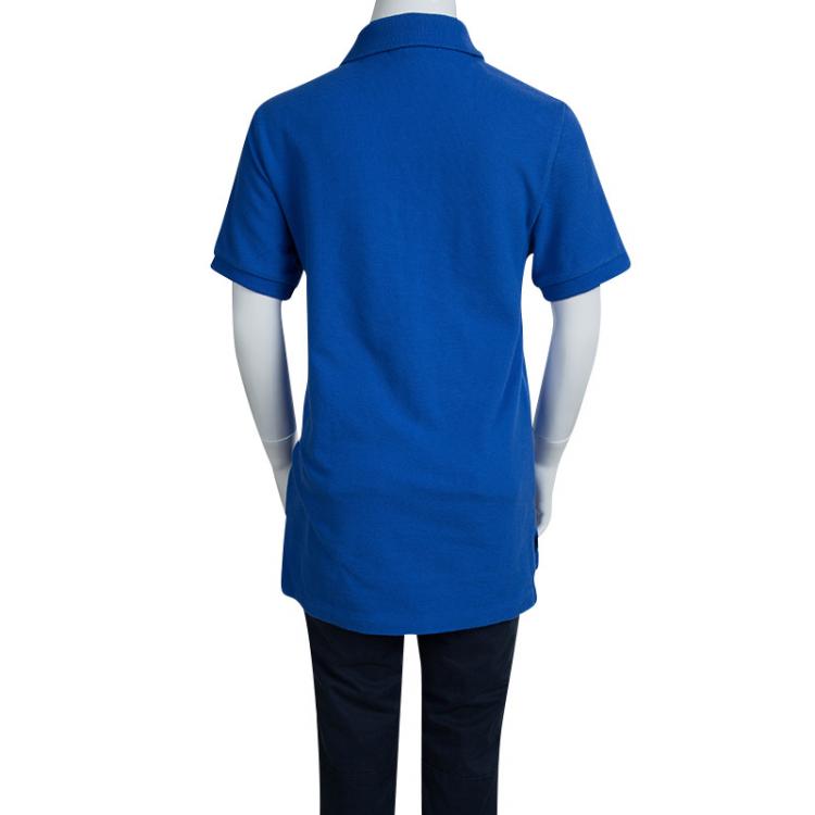 Pre Owned Polo By Ralph Lauren Blue Polo T-Shirt 8 Yrs