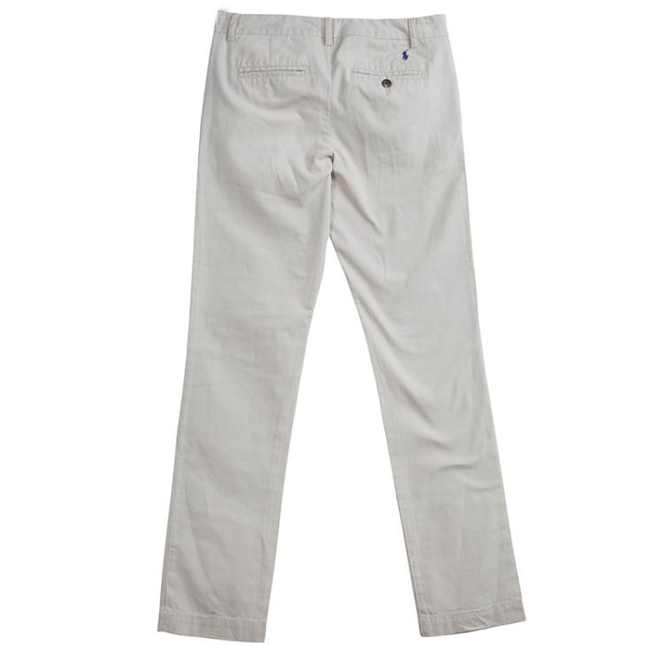 Pre Owned Ralph Lauren Beige Cotton Trousers 14 Yrs