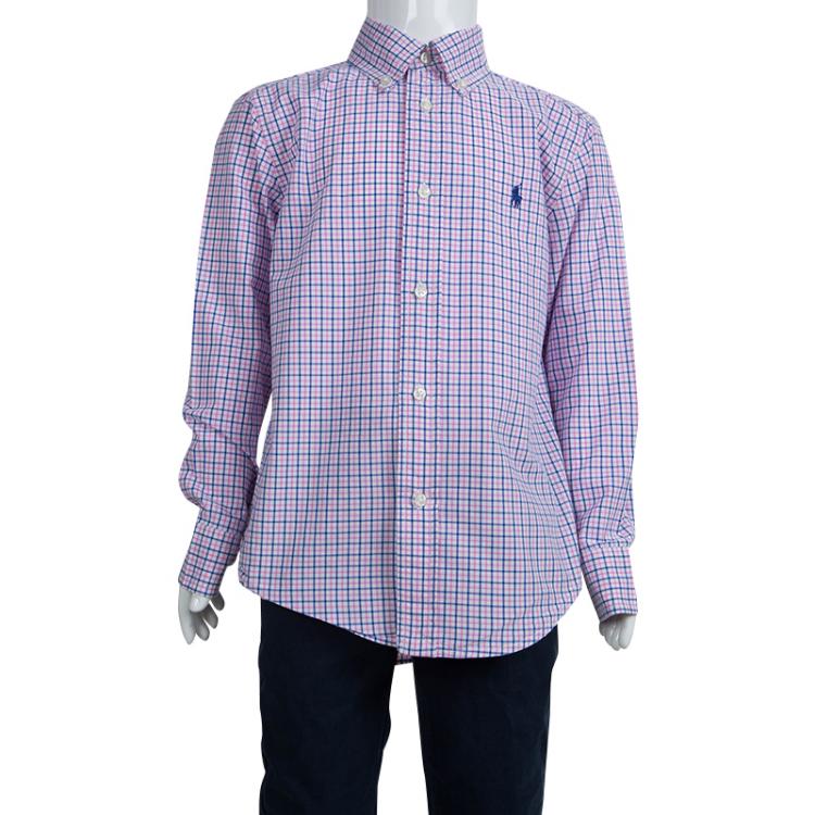 Pre Owned Ralph Lauren Multicolor Tatterstall Checked Cotton Shirt 6 Yrs 