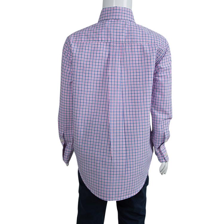 Pre Owned Ralph Lauren Multicolor Tatterstall Checked Cotton Shirt 6 Yrs 