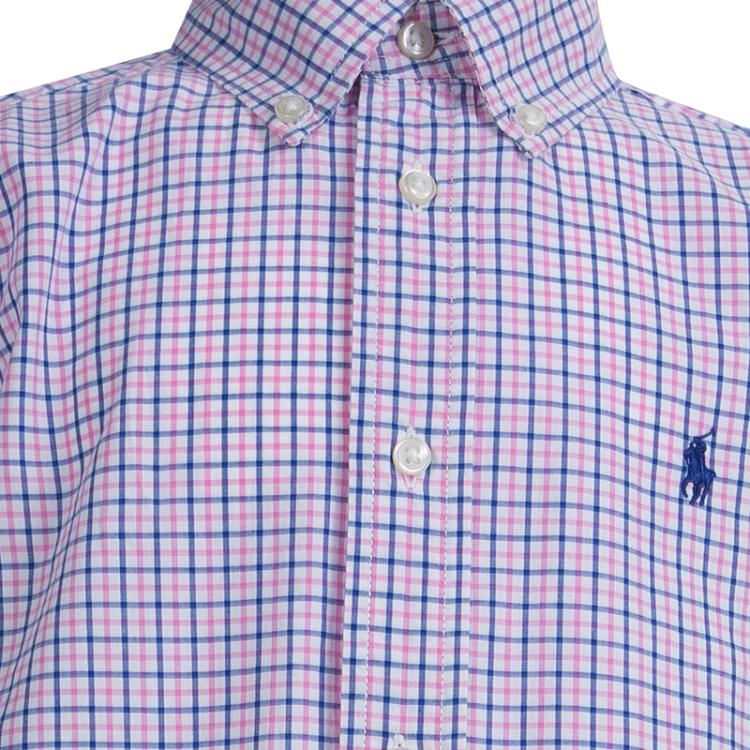 Pre Owned Ralph Lauren Multicolor Tatterstall Checked Cotton Shirt 6 Yrs 
