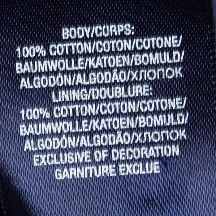 Pre Owned Ralph Lauren Navy Blue Cotton Notched Collar Blazer 8-10 Yrs
