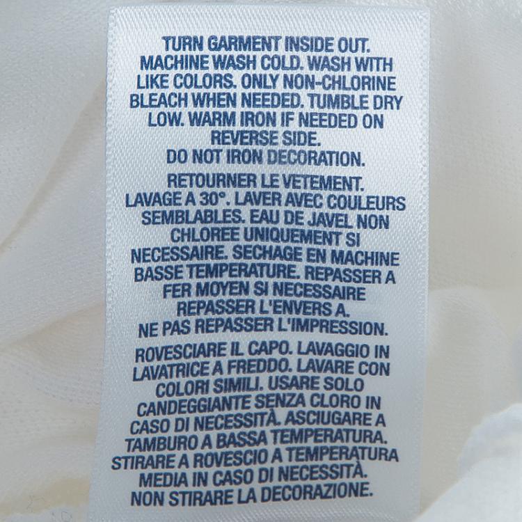 Pre Owned Ralph Lauren White Knit Eyelet Embroidered Collar Detail Sleeveless Dress 5 Yrs