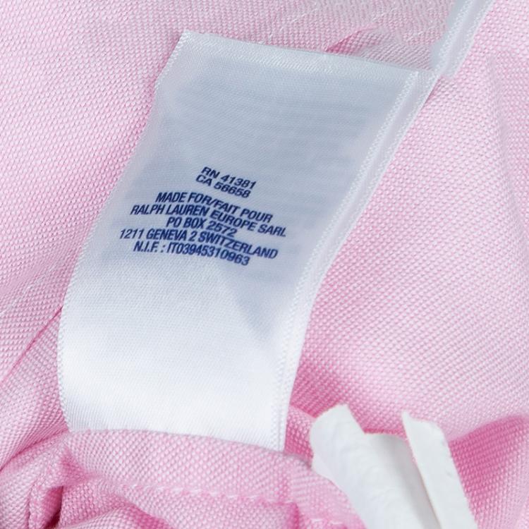 Pre Owned Ralph Lauren Pink Pintuck Detail Puffed Sleeve Dress 3 Yrs