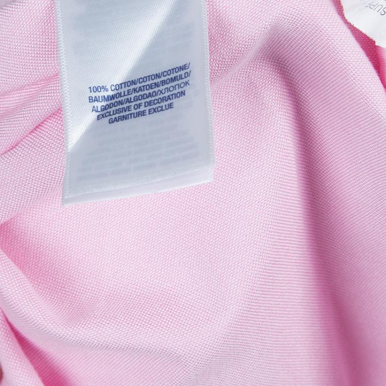 Pre Owned Ralph Lauren Pink Pintuck Detail Puffed Sleeve Dress 3 Yrs