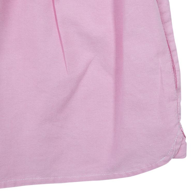 Pre Owned Ralph Lauren Pink Pintuck Detail Puffed Sleeve Dress 2 Yrs