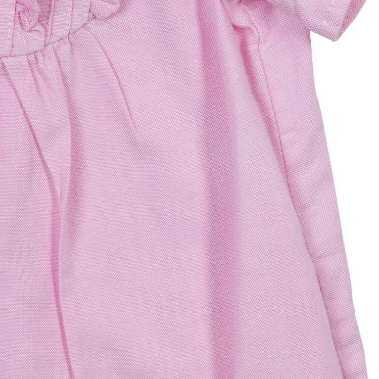 Pre Owned Ralph Lauren Pink Pintuck Detail Puffed Sleeve Dress 2 Yrs