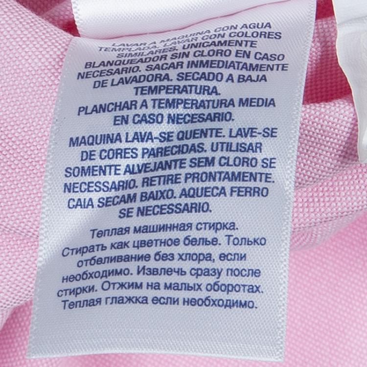 Pre Owned Ralph Lauren Pink Pintuck Detail Puffed Sleeve Dress 2 Yrs